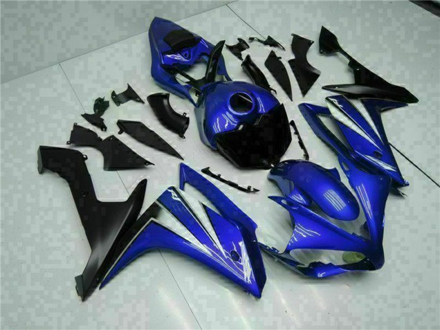 2007-2008 Blue White Black Yamaha YZF R1 Motorcycle Fairing Canada