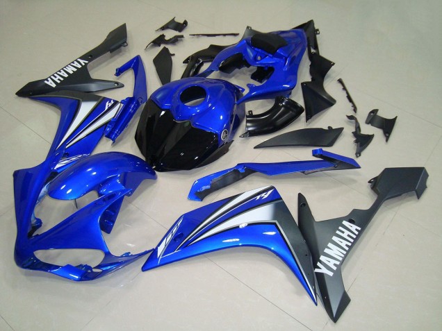 2007-2008 Blue White Black Yamaha YZF R1 Motorcycle Fairings Canada