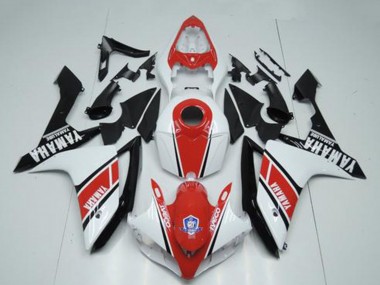 2007-2008 White Red Glossy Black Yamaha YZF R1 Motorcycle Fairings Canada