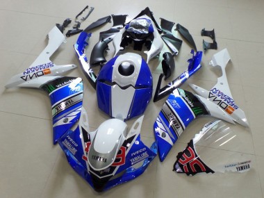 2007-2008 White Blue Black Green Monster Yamalube Yamaha YZF R1 Motorcycle Fairings Canada