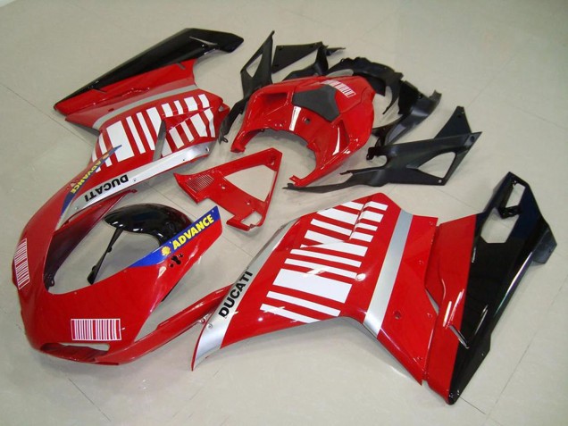 2007-2014 Silver Blue Red Glossy Black Ducati 848 1098 1198 Motorcycle Fairings Canada