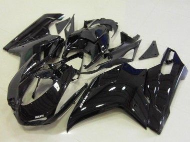 2007-2014 Glossy Black Ducati 848 Motorcycle Fairings Canada