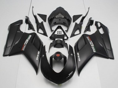 2007-2014 Matte Black Corse Ducati 848 Motorcycle Fairings Canada