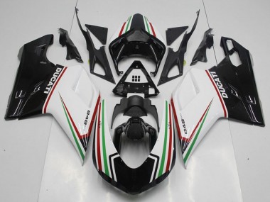 2007-2014 White Red Green Glossy Black Ducati 848 Motorcycle Fairing Kits Canada