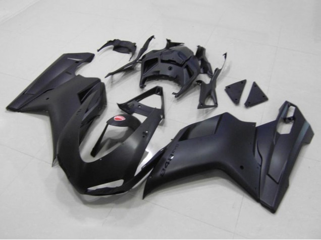 2007-2014 Matte Black Ducati 848 Motorcycle Fairings Canada