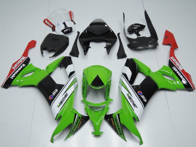 2008-2010 Green White Black Red Elf Motorrad Kawasaki ZX10R Motorcycle Fairings Canada