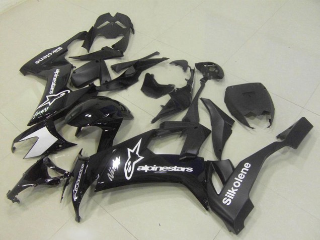 2008-2010 Glossy Black Silkolene Star Kawasaki ZX10R Motorcycle Fairings Canada