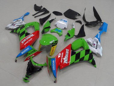 2008-2010 Green Red Blue Black Motocard Kawasaki ZX10R Motorcycle Fairings Canada