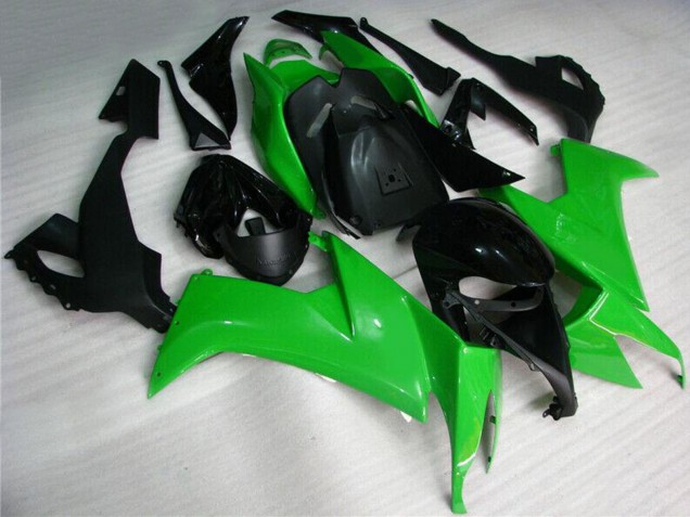 2008-2010 Green Black Kawasaki ZX10R Motorcycle Fairing Kits Canada