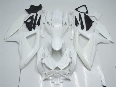2008-2010 White Suzuki GSXR 600/750 Motorcycle Fairing Canada