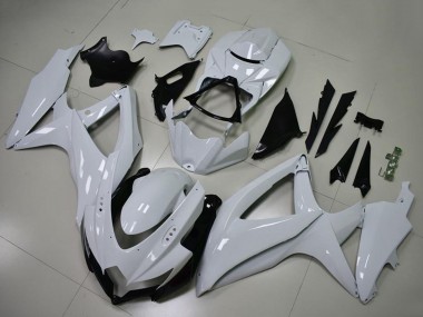 2008-2010 Glossy White Suzuki GSXR 600/750 Motorcycle Fairings Canada