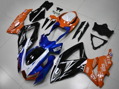 2008-2010 Orange Blue White Glossy Black Suzuki GSXR 600/750 Motorcycle Fairings Canada