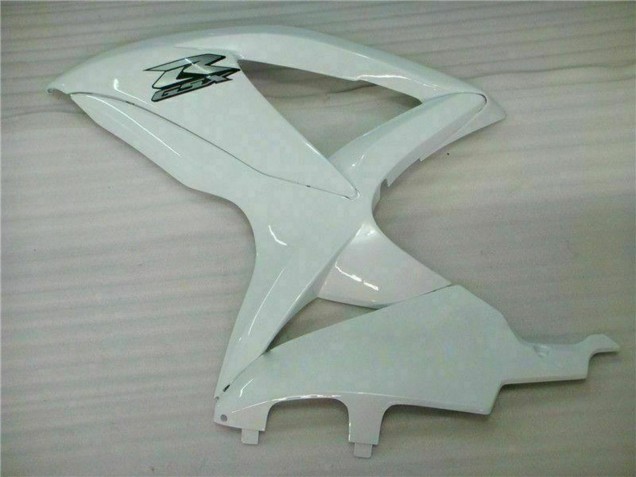 2008-2010 White Suzuki GSXR 600/750 Motorcycle Fairings Canada