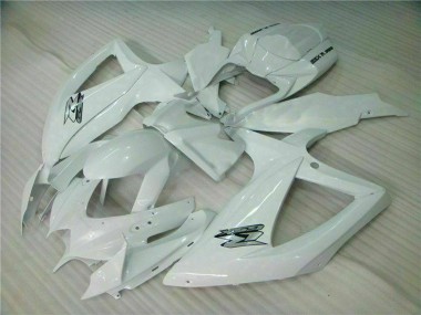 2008-2010 White Suzuki GSXR 600/750 Motorcycle Fairings Canada