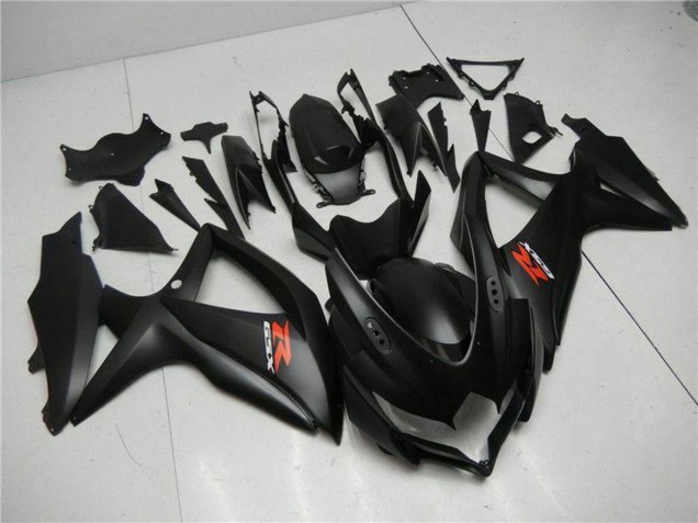 2008-2010 Matte Black Red Suzuki GSXR 600/750 Motorcycle Fairings Canada