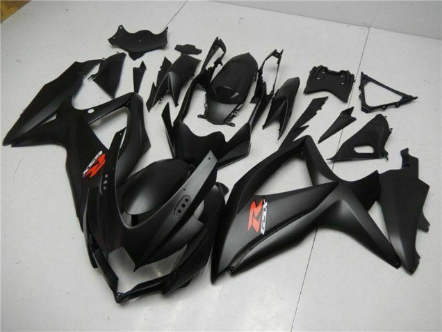 2008-2010 Matte Black Red Suzuki GSXR 600/750 Motorcycle Fairings Canada