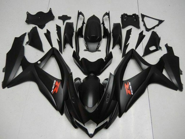 2008-2010 Matte Black Red Suzuki GSXR 600/750 Motorcycle Fairings Canada