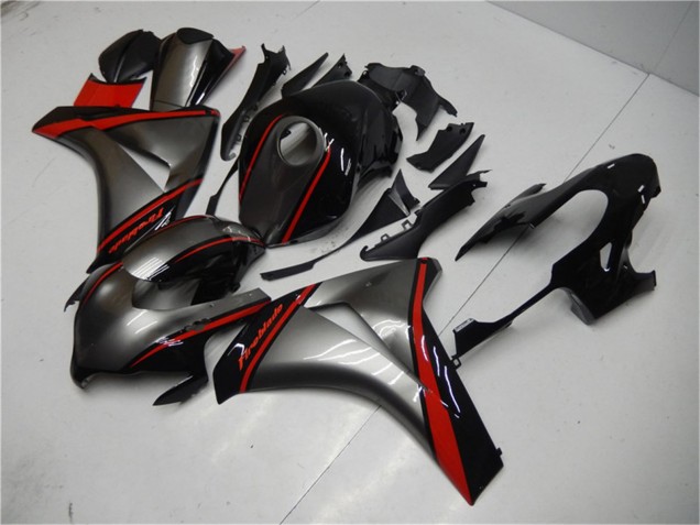 2008-2011 Grey Red Glossy Black Honda CBR1000RR Motorcycle Fairing Canada