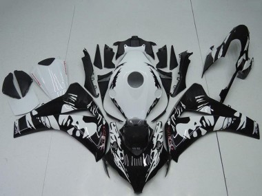 2008-2011 White Glossy Black Honda CBR1000RR Abs Fairings Canada