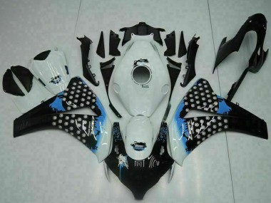 2008-2011 White Blue Glossy Black Honda CBR1000RR Motorcycle Fairing Canada
