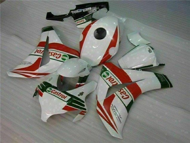 2008-2011 White Red Green Castrol Honda CBR1000RR Motorcycle Fairings Canada