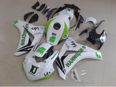 2008-2011 White Green Glossy Black Hannspree 10 Honda CBR1000RR Motorcycle Fairings Canada