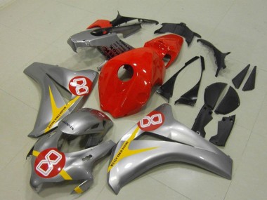2008-2011 Silver Red Yellow 8 Honda CBR1000RR Motorcycle Fairings Canada