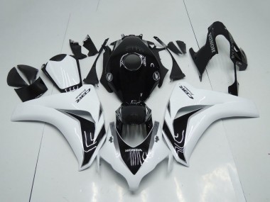 2008-2011 White Glossy Black Honda CBR1000RR Motorcycle Fairings Kit Canada