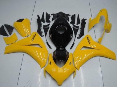 2008-2011 Yellow Glossy Black Honda CBR1000RR Motorcycle Fairing Kits Canada