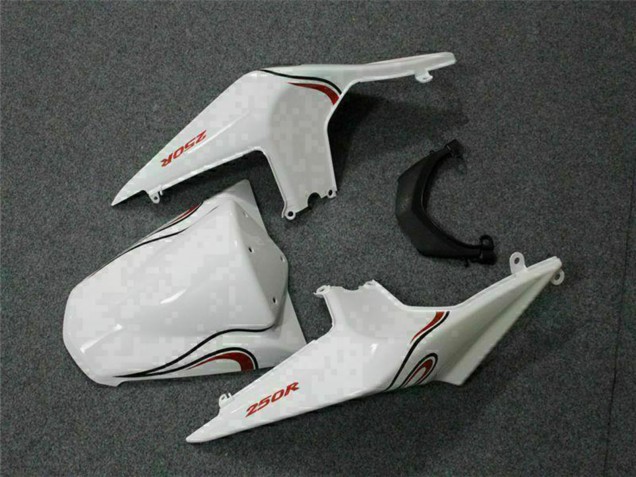 2008-2012 White Red Kawasaki EX250 Motorcycle Fairings Canada