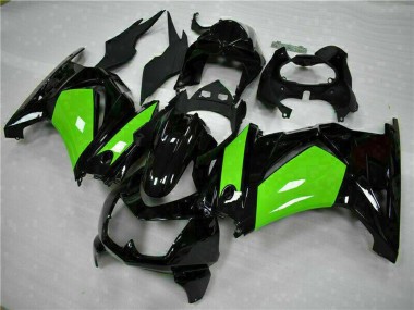 2008-2012 Glossy Black Green Kawasaki EX250 Motorcycle Fairings Canada