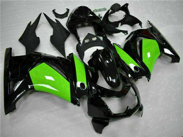 2008-2012 Glossy Black Green Kawasaki EX250 Motorcycle Fairings Canada