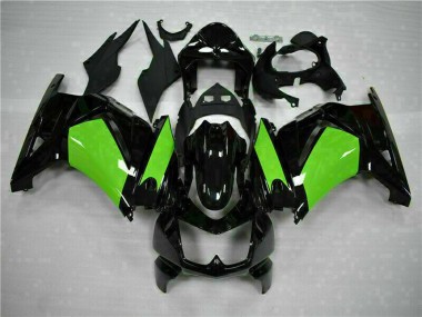 2008-2012 Glossy Black Green Kawasaki EX250 Motorcycle Fairings Canada