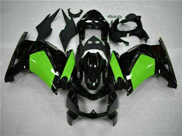 2008-2012 Glossy Black Green Kawasaki EX250 Motorcycle Fairings Canada