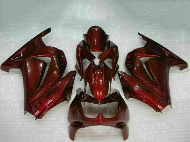 2008-2012 Maroon Red Kawasaki EX250 Motorcycle Fairings Canada