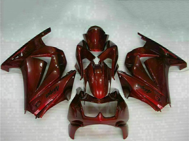 2008-2012 Maroon Red Kawasaki EX250 Motorcycle Fairings Canada