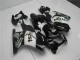2008-2012 Glossy Black White West Kawasaki EX250 Motorcycle Fairings Canada