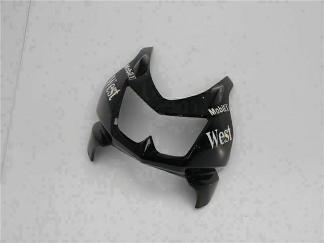 2008-2012 Glossy Black White West Kawasaki EX250 Motorcycle Fairings Canada