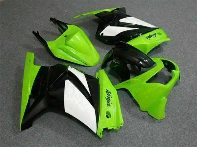 2008-2012 Green White Black Kawasaki EX250 Motorcycle Fairings Canada
