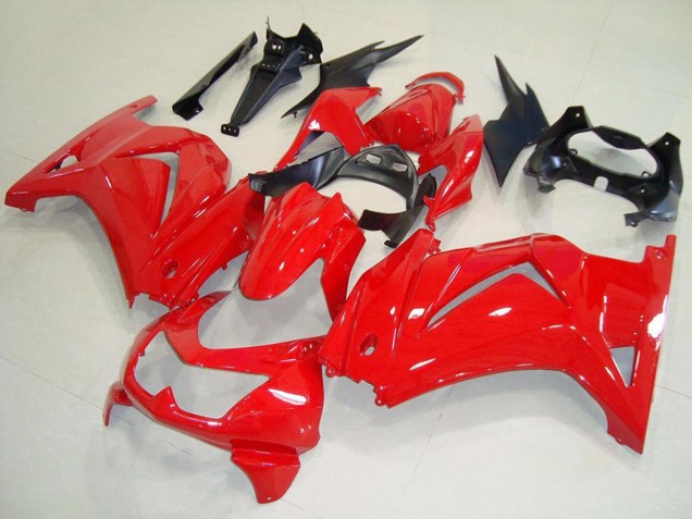 2008-2012 Red Black Kawasaki ZX250R Motorcycle Fairings Canada