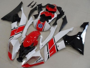 2008-2016 White Red Glossy Black Yamaha YZF R6 Motorcycle Plastics Canada