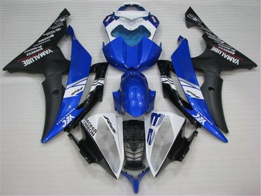 2008-2016 White Blue Matte Black Yamalube Yamaha YZF R6 Motorcycle Fairings Canada