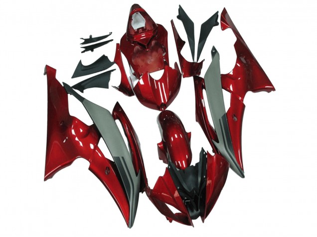 2008-2016 Red Grey Yamaha YZF R6 Motorcycle Fairings Canada