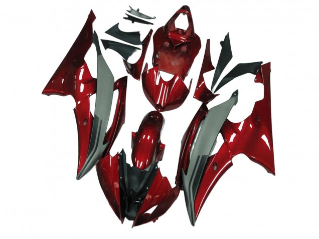 2008-2016 Red Grey Yamaha YZF R6 Motorcycle Fairings Canada