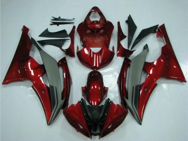 2008-2016 Red Grey Yamaha YZF R6 Motorcycle Fairings Canada