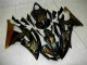 2008-2016 Glossy Black Gold Flame Yamaha YZF R6 Motorcycle Fairings Canada