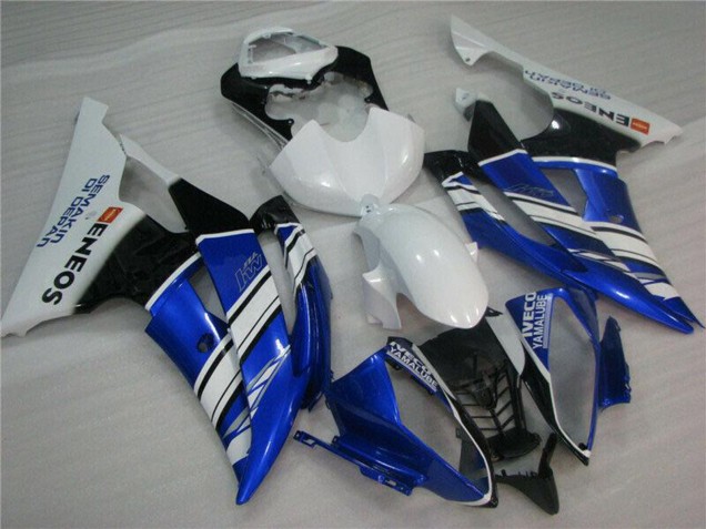 2008-2016 White Blue Black ENEOS Semakin Didepan Yamaha YZF R6 Motorcycle Fairings Canada