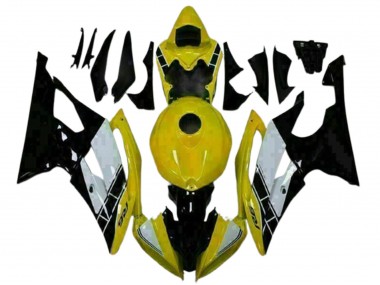 2008-2016 Yellow White Glossy Black Yamaha YZF R6 Motorcycle Fairings Canada