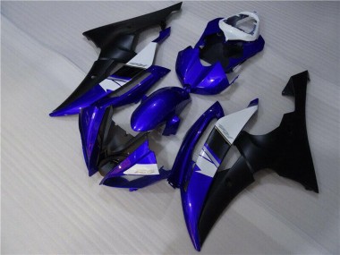 2008-2016 White Blue Matte Black Yamaha YZF R6 Motorcycle Fairings Canada