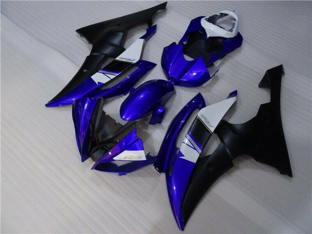 2008-2016 White Blue Matte Black Yamaha YZF R6 Motorcycle Fairings Canada